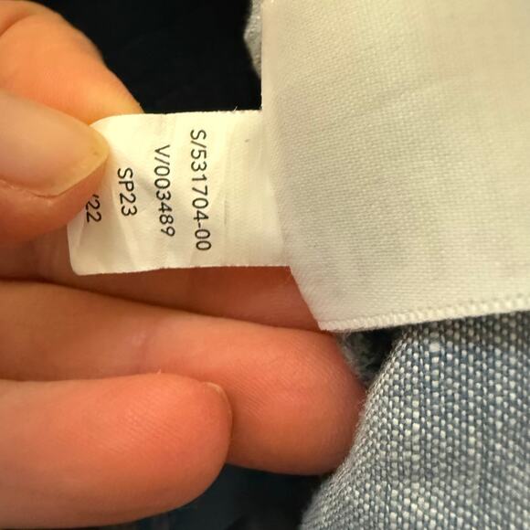 Athleta Women's Retreat Linen Jogger Blue 4 Beach Flowy Lightweight - Picture 8 of 10